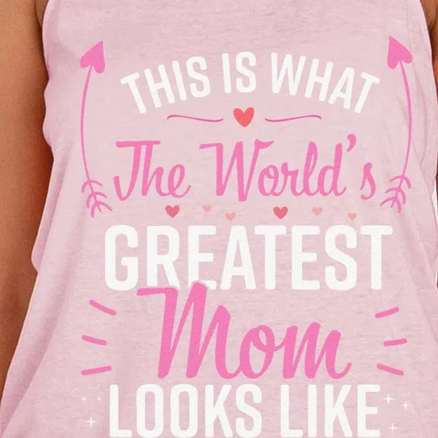 Womens Best Mom Best Mother Women's Knotted Racerback Tank