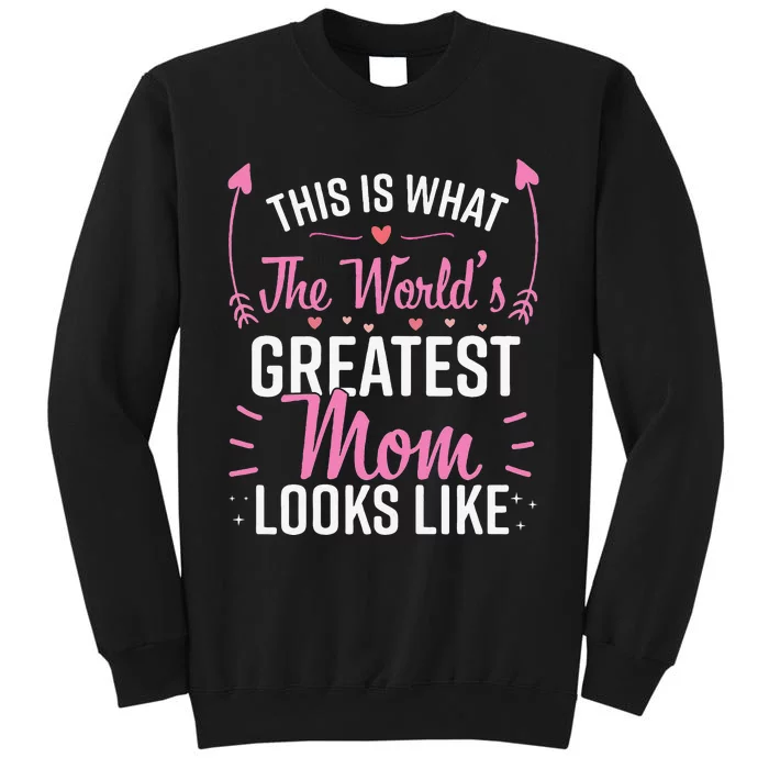 Womens Best Mom Best Mother Tall Sweatshirt