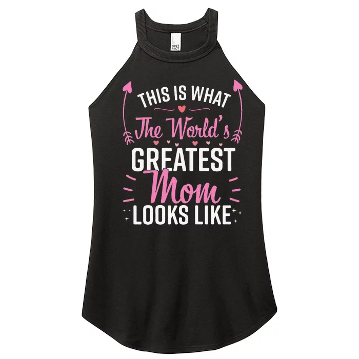 Womens Best Mom Best Mother Women’s Perfect Tri Rocker Tank