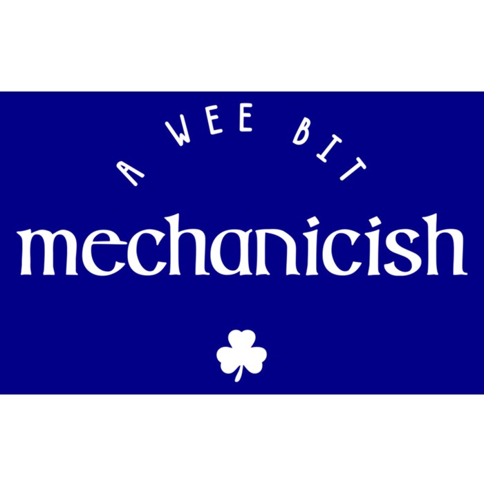 Wee Bit Mechanicish St Patricks Day Funny Mechanic Irish Cute Gift Bumper Sticker