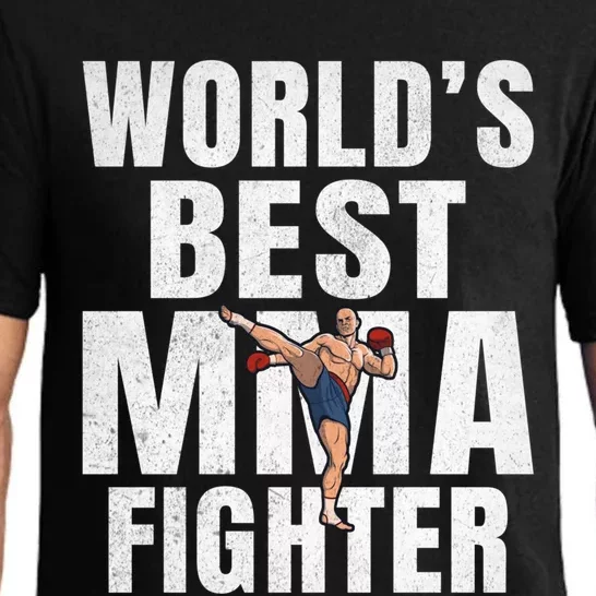 Worlds Best Mma Fighter Mixed Martial Arts Cool Gift Pajama Set