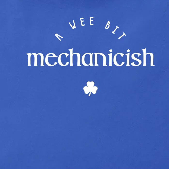 Wee Bit Mechanicish St Patricks Day Funny Mechanic Irish Gift Zip Tote Bag