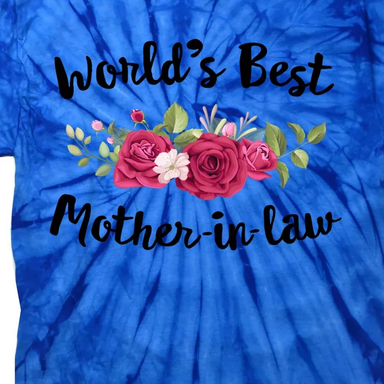 Worlds Best Mother In Law Groom Bride Ideas Weeding Party Gift Tie-Dye T-Shirt