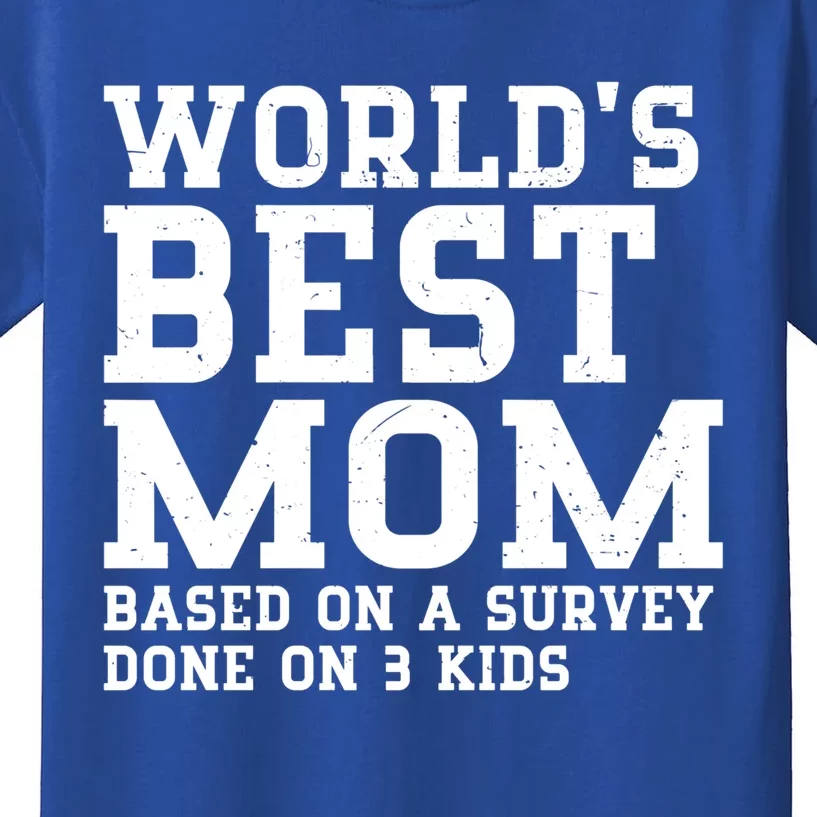 World's Best Mom Award Coolest Mama Funny Mother's Day Gift Kids T-Shirt