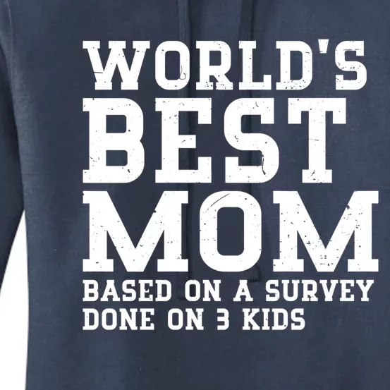 World's Best Mom Award Coolest Mama Funny Mother's Day Gift Women's Pullover Hoodie