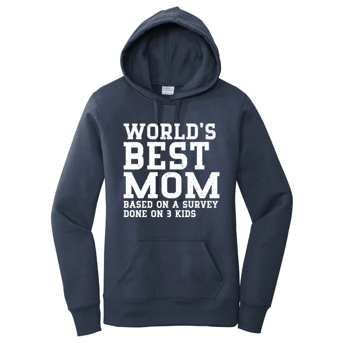 World's Best Mom Award Coolest Mama Funny Mother's Day Gift Women's Pullover Hoodie