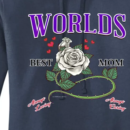 World's Best Mom Mother's Day Gift Novelty Mama Gift Women's Pullover Hoodie