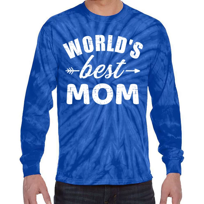 World's Best Mom Mother's Day Gift Tie-Dye Long Sleeve Shirt