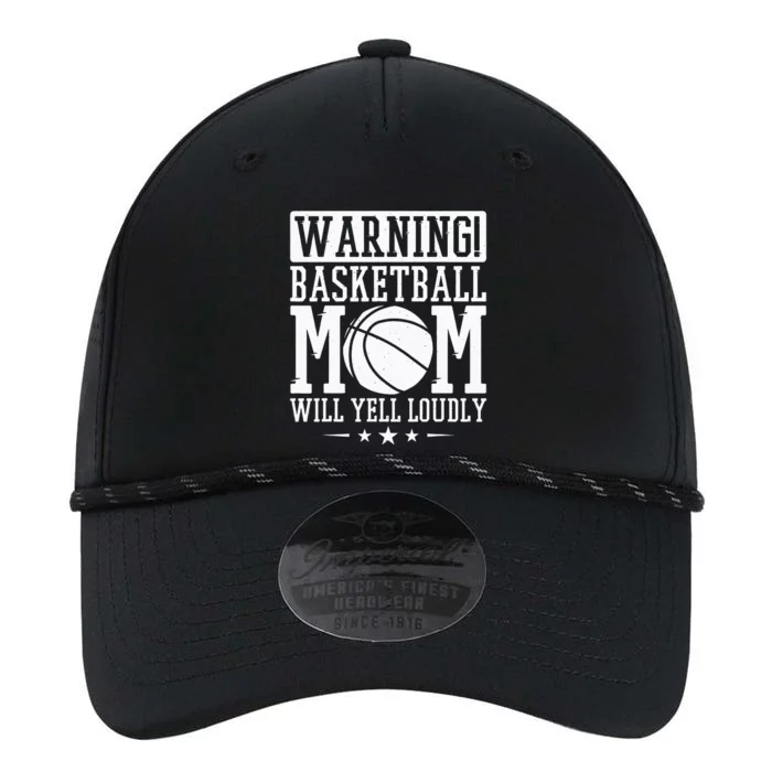 Warning Basketball Mom Will Yell Loudly Basketball Fan Performance The Dyno Cap