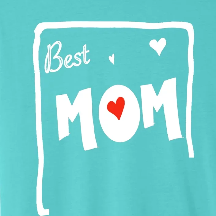 Wo Best Mom Ever V-Neck ChromaSoft Performance T-Shirt