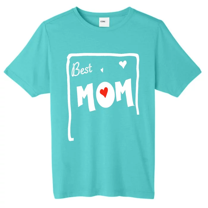 Wo Best Mom Ever V-Neck ChromaSoft Performance T-Shirt