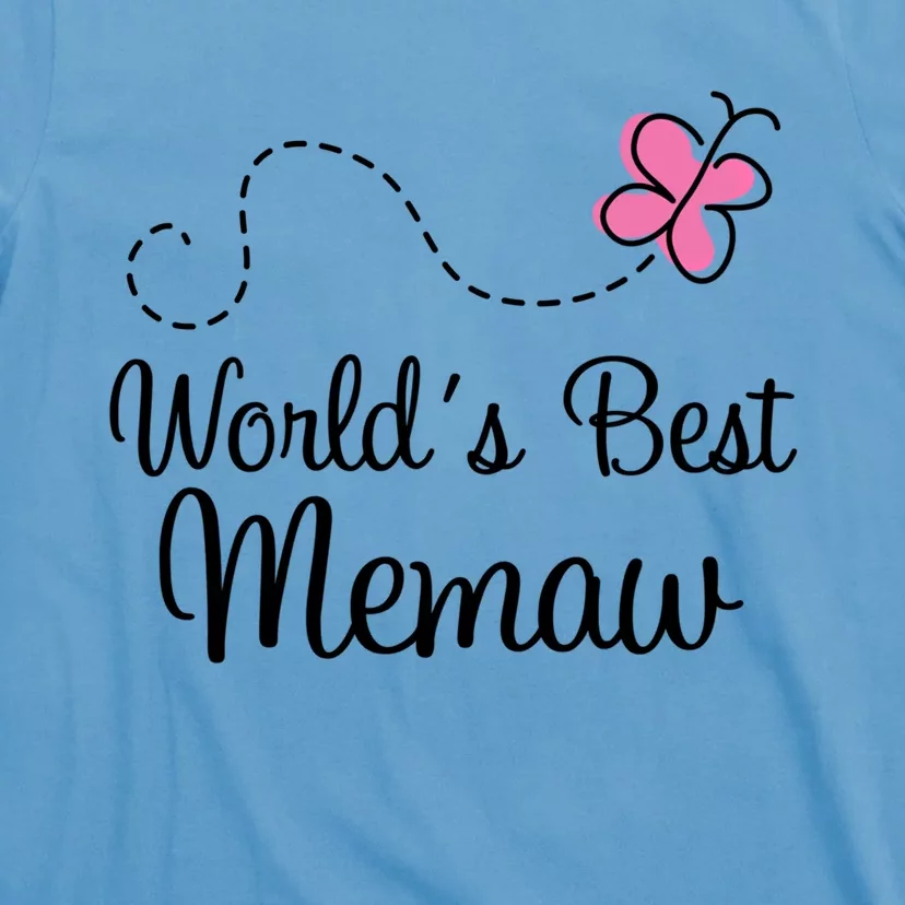 Worlds Best Memaw Grandma Gift T-Shirt