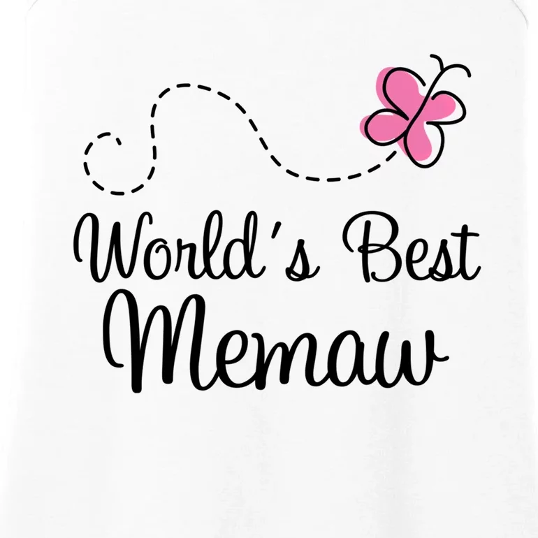 Worlds Best Memaw Grandma Gift Ladies Essential Tank