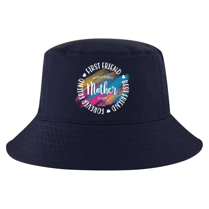 Worlds Best Mother Ever Cute Mother's Day Gift Cool Comfort Performance Bucket Hat