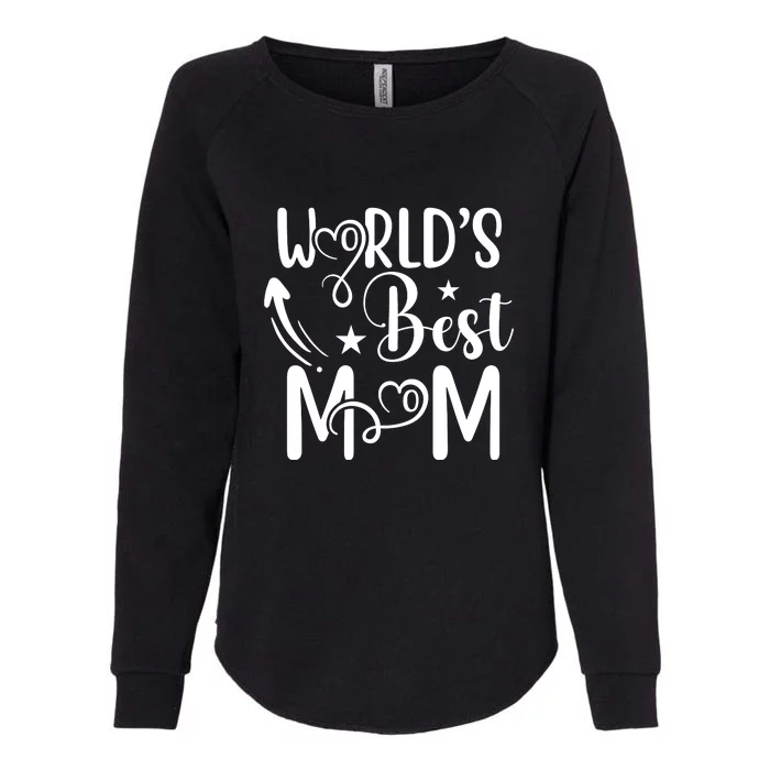 Worlds Best Mom Womens California Wash Sweatshirt