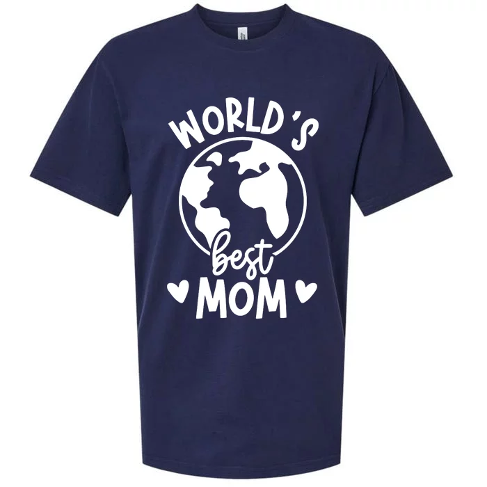 Worlds Best Mom Sueded Cloud Jersey T-Shirt