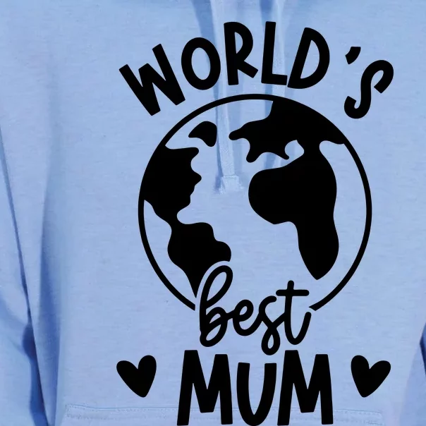 Worlds Best Mum Unisex Surf Hoodie