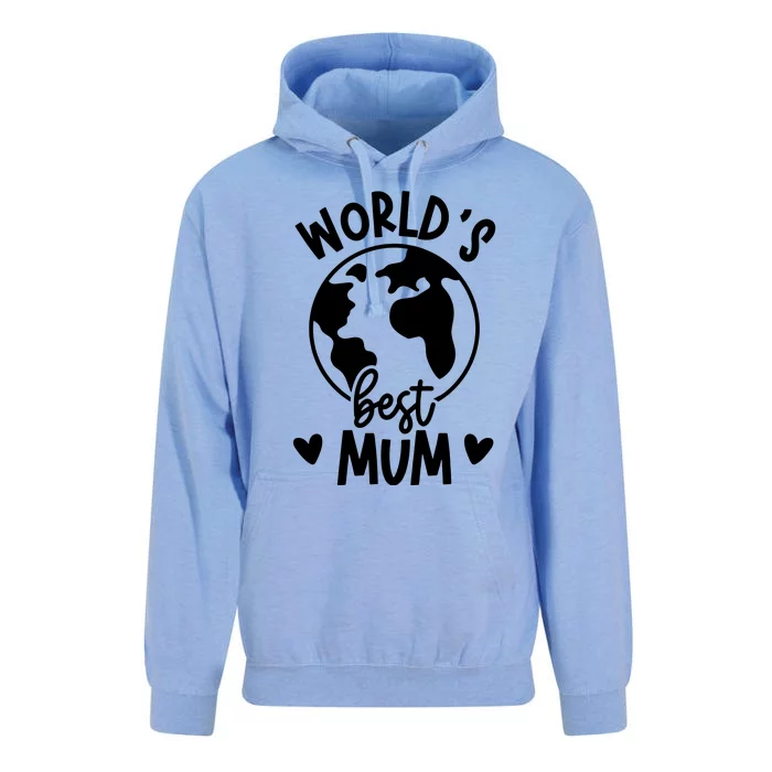 Worlds Best Mum Unisex Surf Hoodie