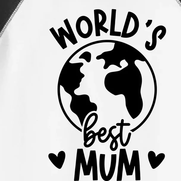 Worlds Best Mum Toddler Fine Jersey T-Shirt