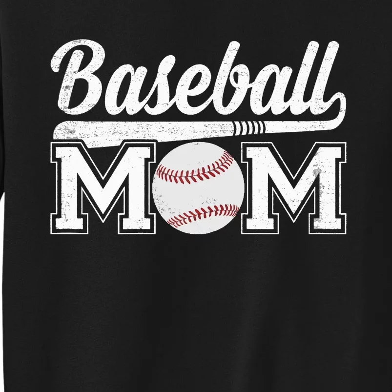 Wo Baseball Mom Mothers Day for Mama Mommy of Baseball Player Sweatshirt