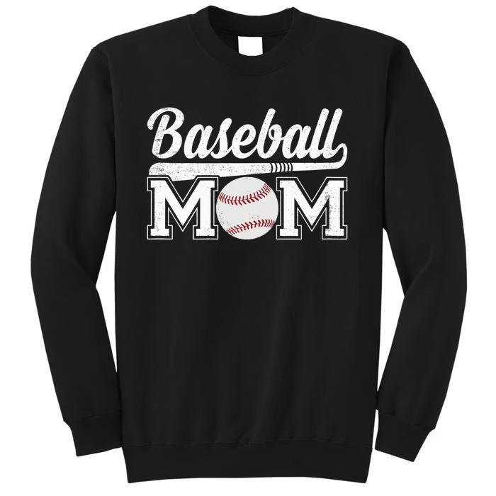 Wo Baseball Mom Mothers Day for Mama Mommy of Baseball Player Sweatshirt