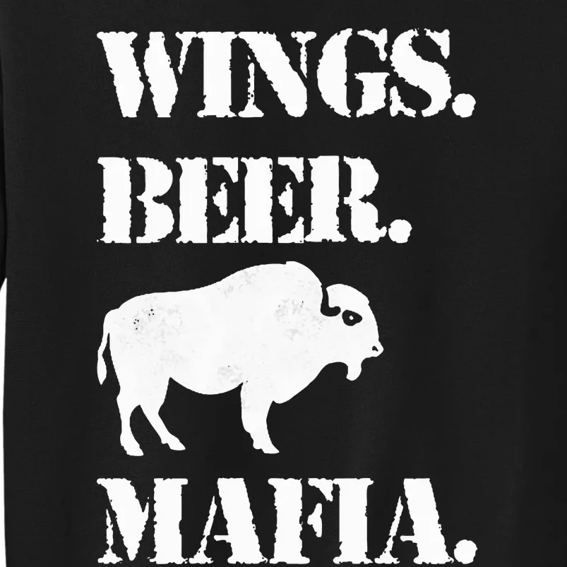 Wings Beer Mafia Buffalo Ny Buffalo Football Sweatshirt