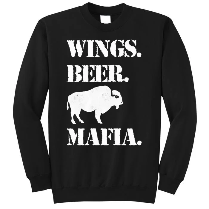 Wings Beer Mafia Buffalo Ny Buffalo Football Sweatshirt