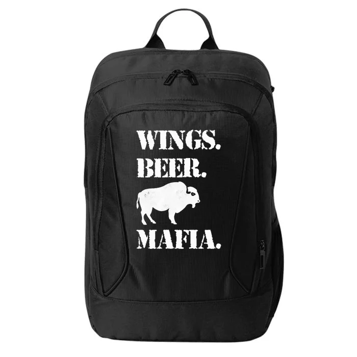 Wings Beer Mafia Buffalo Ny Buffalo Football City Backpack