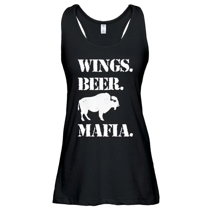 Wings Beer Mafia Buffalo Ny Buffalo Football Ladies Essential Flowy Tank