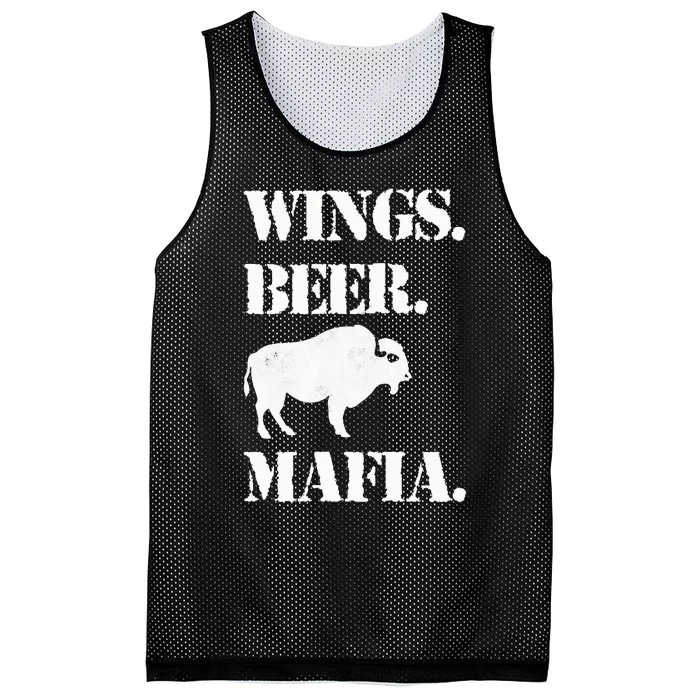 Wings Beer Mafia Buffalo Ny Buffalo Football Mesh Reversible Basketball Jersey Tank