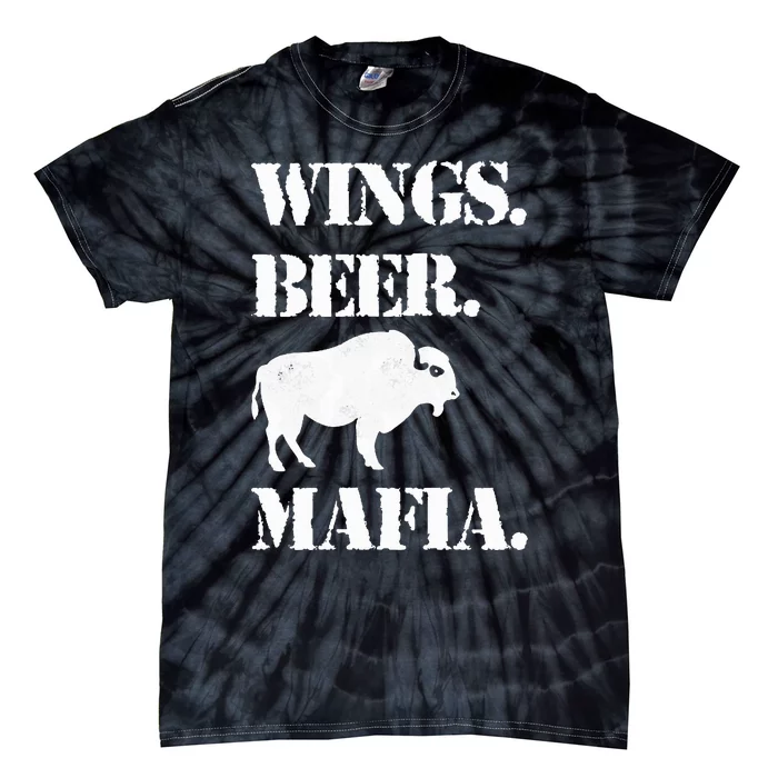 Wings Beer Mafia Buffalo Ny Buffalo Football Tie-Dye T-Shirt