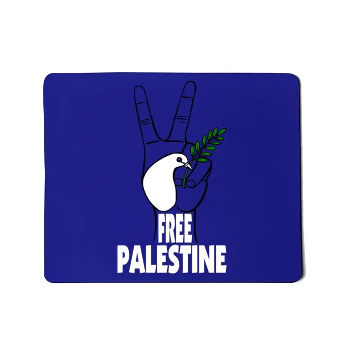 West Bank Middle East Peace Dove Olive Branch Free Palestine Gift Mousepad