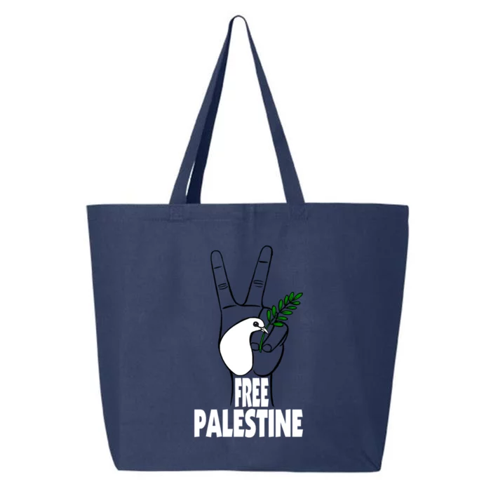 West Bank Middle East Peace Dove Olive Branch Free Palestine Gift 25L Jumbo Tote