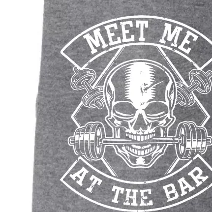 Weightlifting Bodybuilding Meet Me At The Bar Powerlifting Doggie 3-End Fleece Hoodie