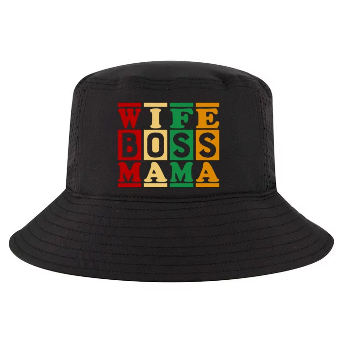 Wife Boss Mama Cool Comfort Performance Bucket Hat