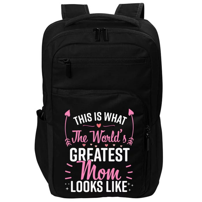 Womens Best Mom Best Mother Impact Tech Backpack