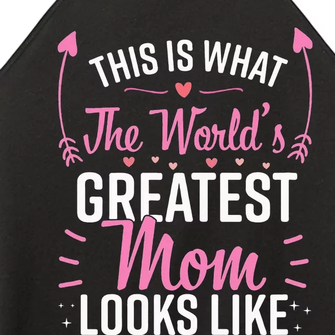 Wo Best Mom Best Mother funny lover mom Women’s Perfect Tri Rocker Tank