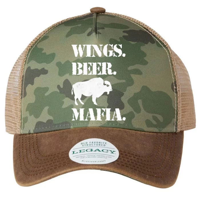 Wings Beer Mafia Buffalo Ny Buffalo Football Legacy Tie Dye Trucker Hat