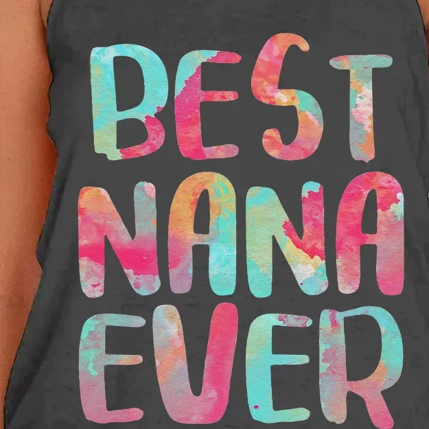 Womens Best Nana Ever Funny Mother's Day Women's Knotted Racerback Tank