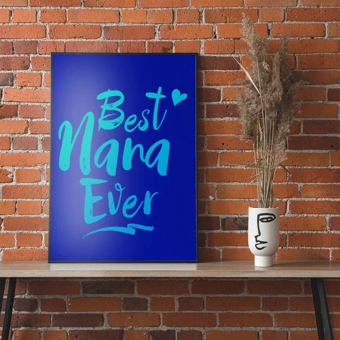 World Best Nana Ever Grandma Gift Poster