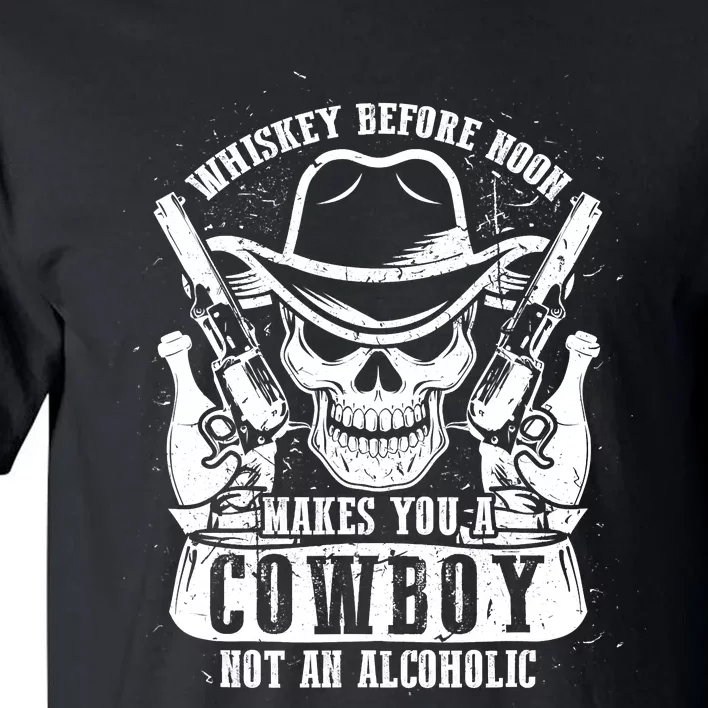 Whiskey before noon = Cow - Party Whisky Lover Tall T-Shirt