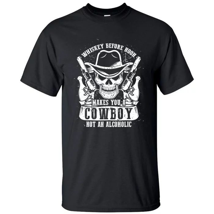 Whiskey before noon = Cow - Party Whisky Lover Tall T-Shirt