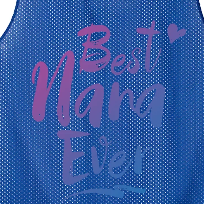 World Best Nana Ever Grandma Gift Mesh Reversible Basketball Jersey Tank