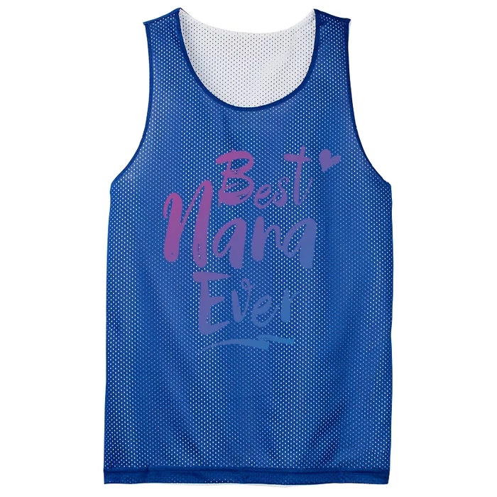 World Best Nana Ever Grandma Gift Mesh Reversible Basketball Jersey Tank