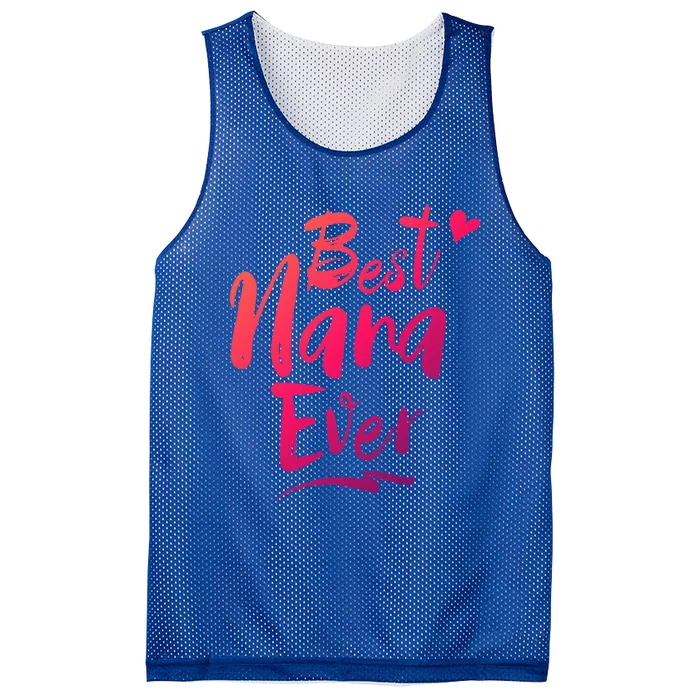 World Best Nana Ever Grandma Gift Mesh Reversible Basketball Jersey Tank