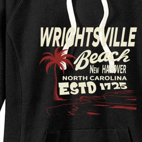 Wrightsville Beach North Carolina Women's Fleece Hoodie