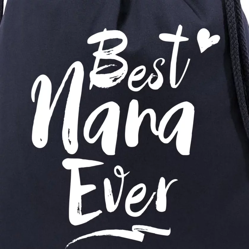 World Best Nana Ever Grandma Gift Drawstring Bag