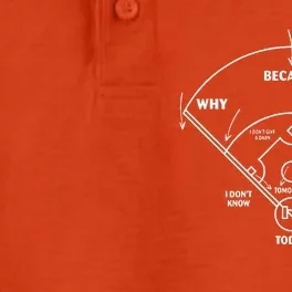 Why Because Nobody I Don’T Give A Darn I Don’T Know Baseball Dry Zone Grid Performance Polo