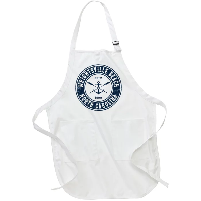 Wrightsville Beach North Carolina Nc Full-Length Apron With Pocket