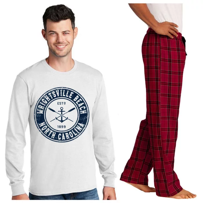 Wrightsville Beach North Carolina Nc Long Sleeve Pajama Set